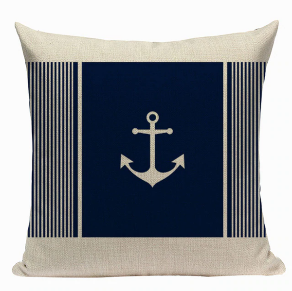 Nautical Anchor Pillow Cover N8