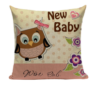Owl New Baby Pillow O1