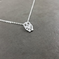 Owl Silver Necklace
