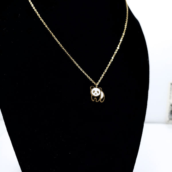 Panda Gold Necklace - Womens Chain Necklace 18K