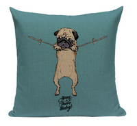 Pug Hang Pillow PUG7