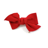 Hair Bow Clip Red HB4