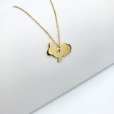 Rabbit Bunny Gold Necklace
