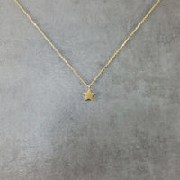 Simple Star Gold Necklace