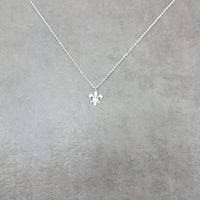 Fleur de Lis Silver Necklace