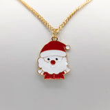 Santa Colored Gold Necklace