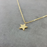 Simple Star Gold Necklace