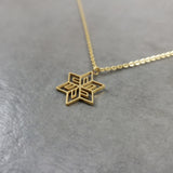 Flower Star Gold Necklace