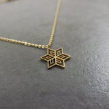 Flower Star Gold Necklace