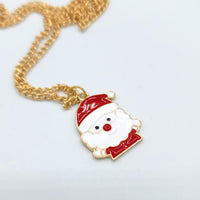 Santa Colored Gold Necklace