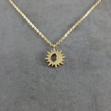 Sun Moon Gold Necklace