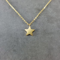 Simple Star Gold Necklace