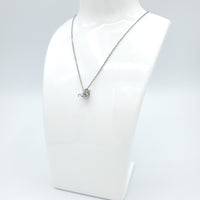 Orizuru Origami Crane Silver Necklace
