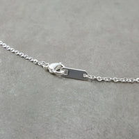 Girl on Swing Silver Necklace