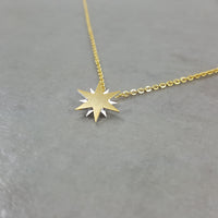 Star Sun Gold Necklace