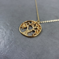 Tree Of Life Gold Necklace