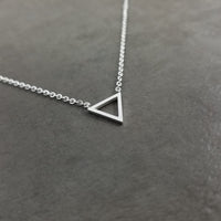 Triangle Silver Necklace