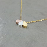 Three Drops Gold Necklace
