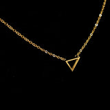 Triangle Gold Necklace