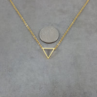 Triangle Gold Necklace