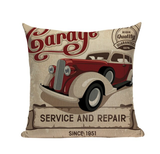 Retro Garage Service Repair Pillow Cover VC10