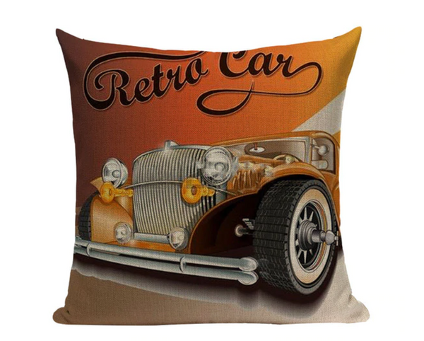 Retro Car Pillow Cover VC8