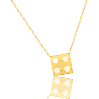 Dice Gold Necklace