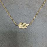 Laurel Wreath Gold Necklace