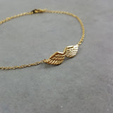 Angel Wings Gold Bracelet