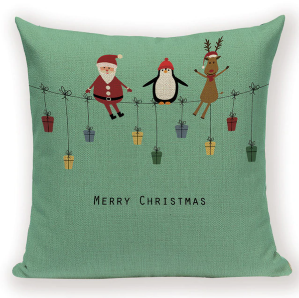 Christmas Presents Pillow Cover X2