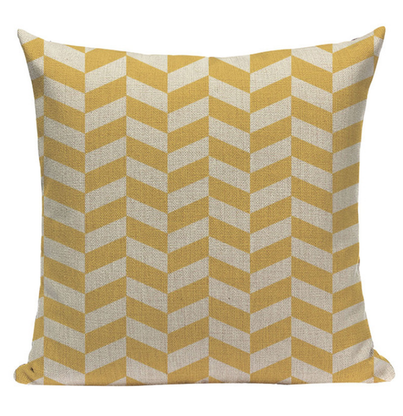 Yellow Pattern Pillow YG7